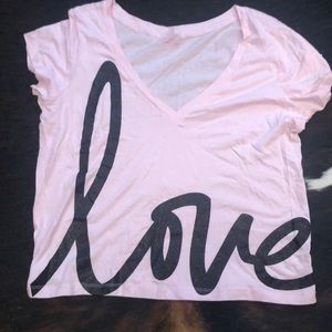 Victoria’s Secret Love tshirt. Large